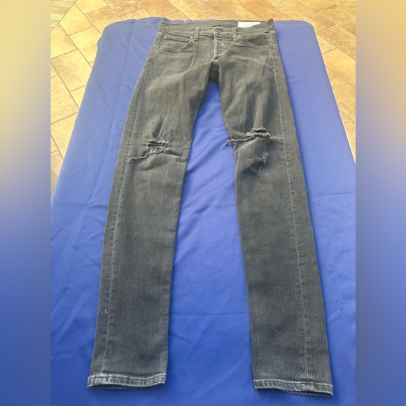 rag & bone Standard Issue Fit 1 Extra Slim size 32
Color: Rock Wholes
Inseam:35” - Picture 7 of 8
